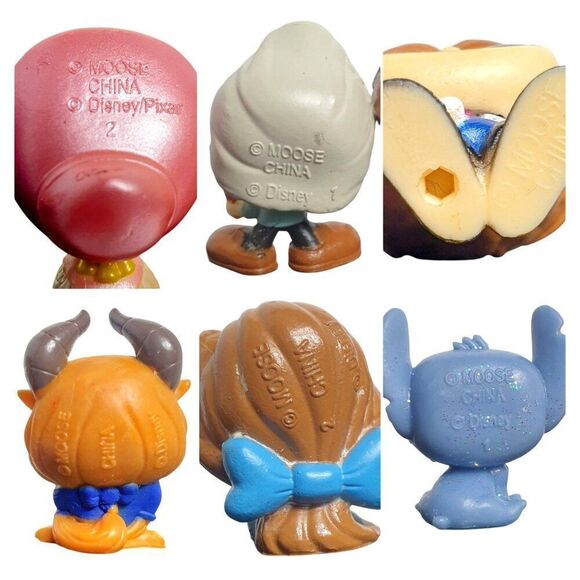 Disney Doorables Mini Figures Set Of 7 Belle Beast Stitch Bo Peep Hans Flynn + - Picture 4 of 7